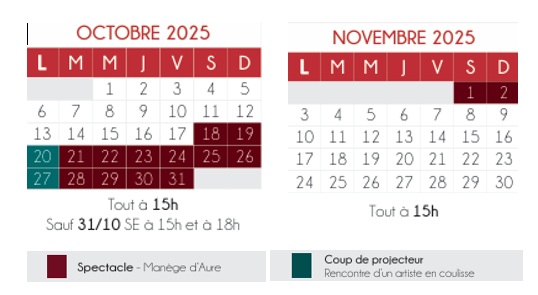 Calendrier automne